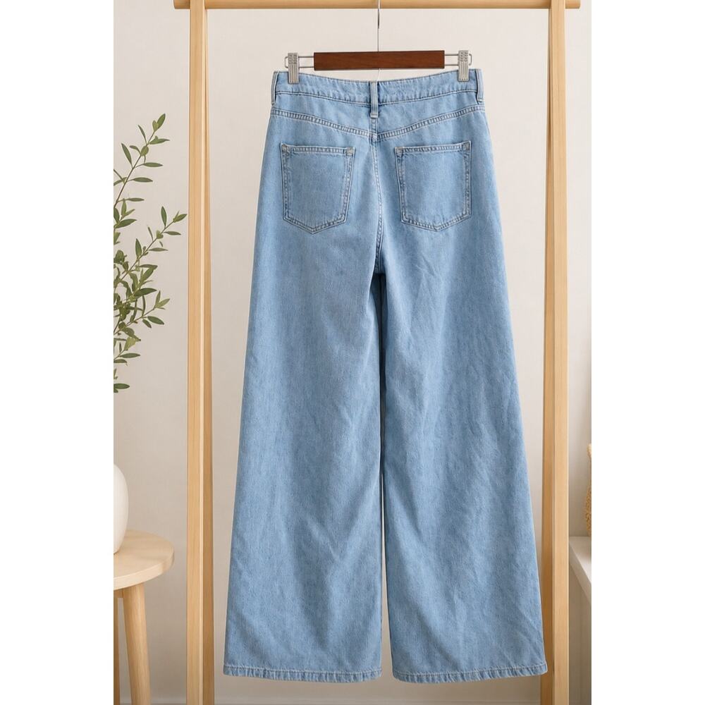 Anthropologie Pilcro And The Letterpress Wide Leg Jeans 27 - Picture 2 of 2